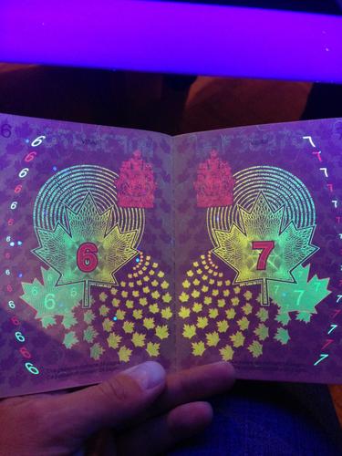 Fachadas en pasaportes canadienses